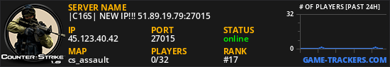 |C16S| NEW IP!!! 51.89.19.79:27015