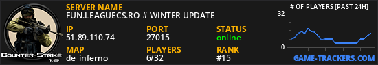 FUN.LEAGUECS.RO # WINTER UPDATE