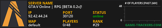 GTA:V Online | RPG [BETA 0.2v]!